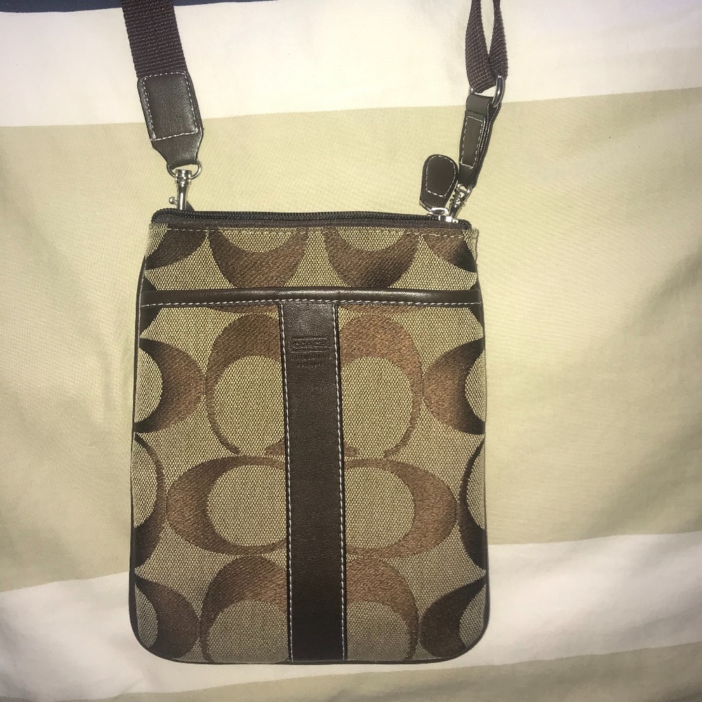 Coach logo crossbody bag